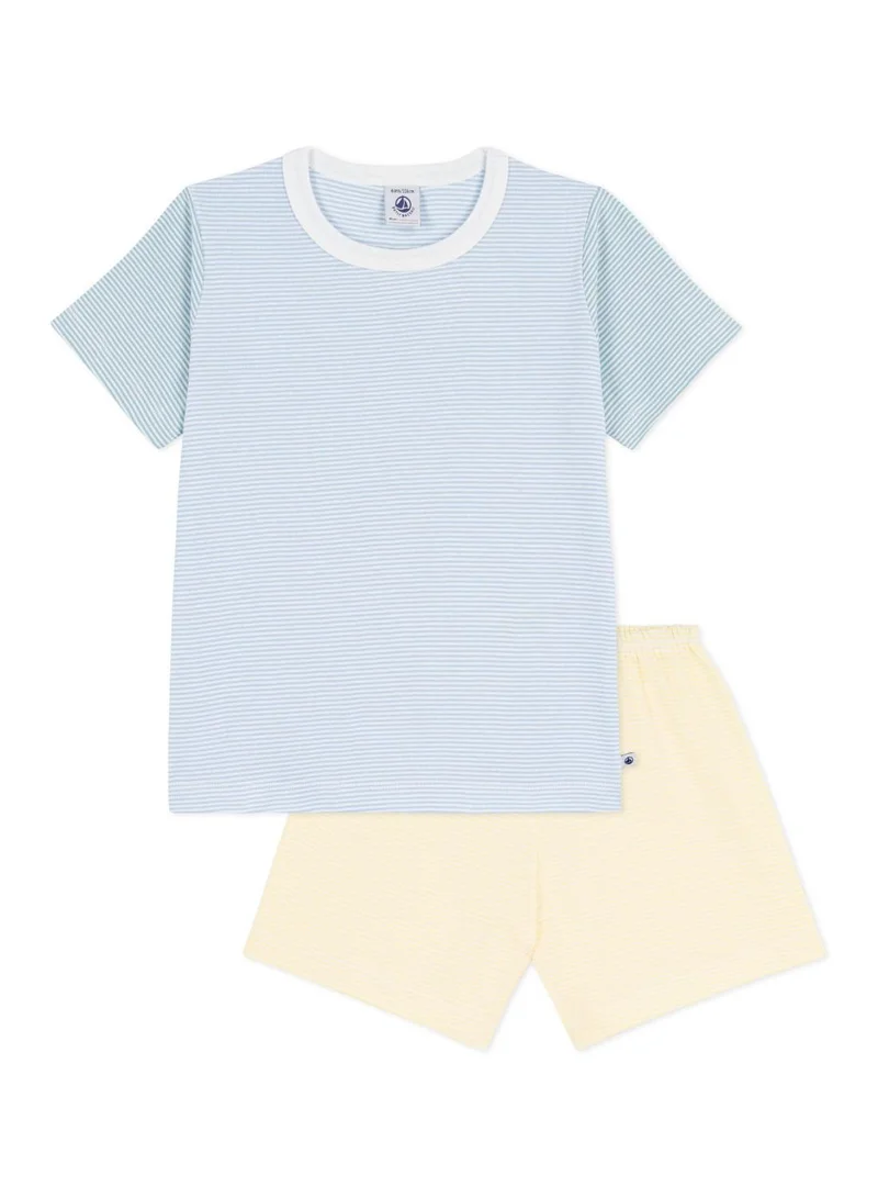 بيتي باتو Children's short stripy cotton pyjamas